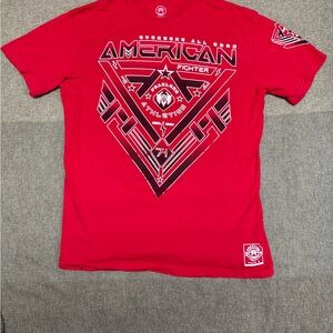 American Fighter Bold Red Tee